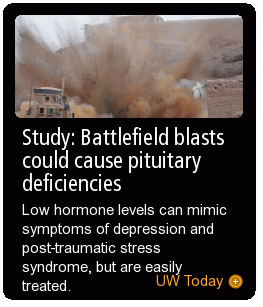 Study: Battlefield blasts could cause pituitary deficiencies