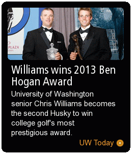 Williams wins 2013 Ben Hogan Award