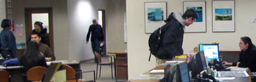 Photo of daily life in the Gateway Center