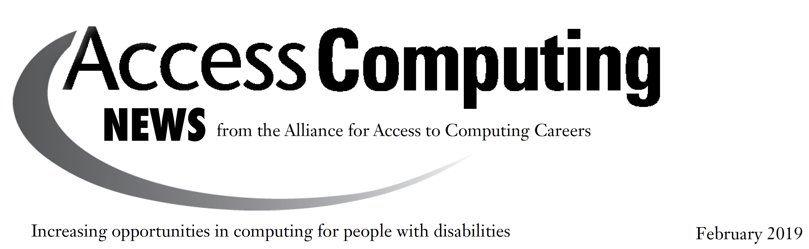 AccessComputing News Feb19 Header