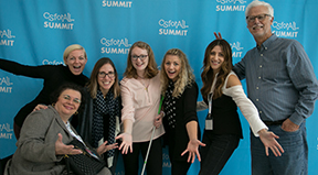 Participants from the 2018 CSforAll Summit pose for the camera.