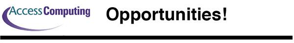 AccessComputing Opportunities Logo