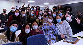 Students from the Supporting Computer Science Student Mental Health video. Students from the Supporting Computer Science Student Mental Health video.