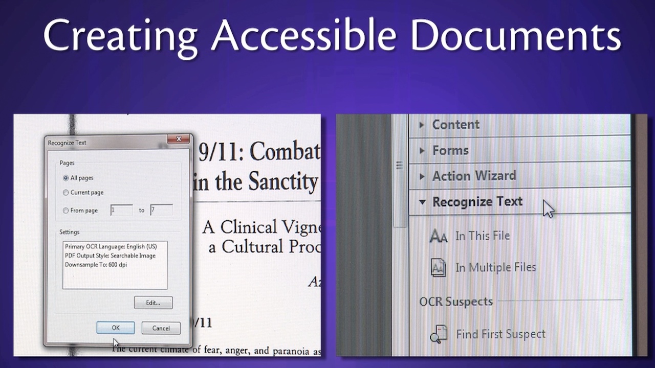 
Still from Creating Accessible Documents.