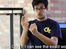 
A student explains how CART helps him communicate in educational settings