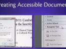 
Still from Creating Accessible Documents.