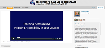 Screenshot from STEM for All Video Showcase.