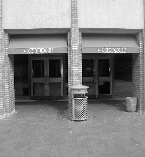 Entrance #18 into By George