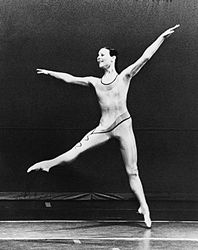 Hannah Wiley dancing in New York City in the early 1990s.