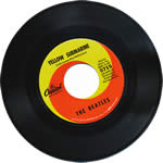 45 rpm record of 'Yellow Submarine', courtesy Tom Griffin