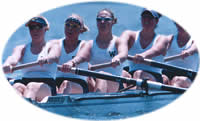 Husky women's crew race in a Pocock shell. Photo courtesy Husky Media Relations.