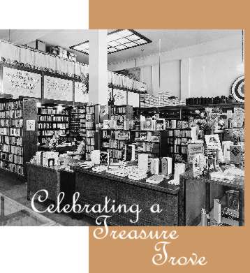 Interior view of University Bookstore from early 1950s