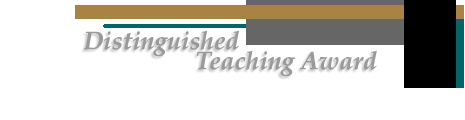 Distinguished Teaching Award