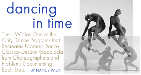 Dancing in Time. By Nancy Wick. Photo by by Johan Elbers, courtesy Paul Taylor Dance Company.