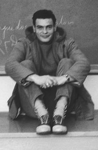 Waiting for his English 101 teacher to show up, young UW student Alfredo Arreguin was one of just a handful of Hispanic students at the UW in 1962. Photo courtesy Alfredo Arreguin.