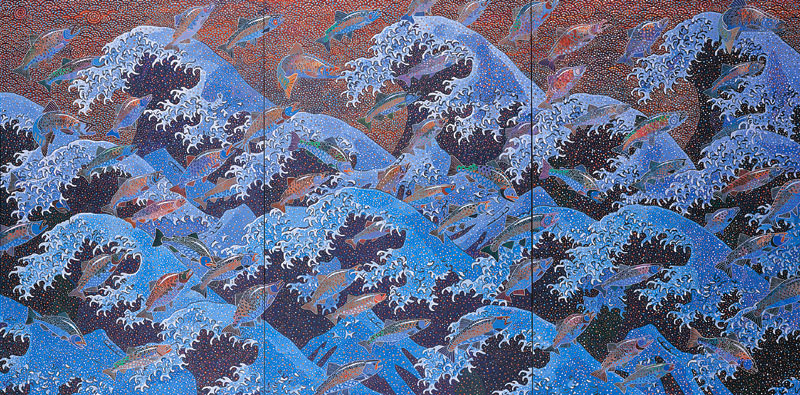 'Chiwana,' 1999, by Alfredo Arreguin. Photo by Rob Vinnedge.