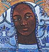 'Madona Afro Latina,' 1994. Photo by Rob Vinnedge. Click the image to see a larger view of the complete work.