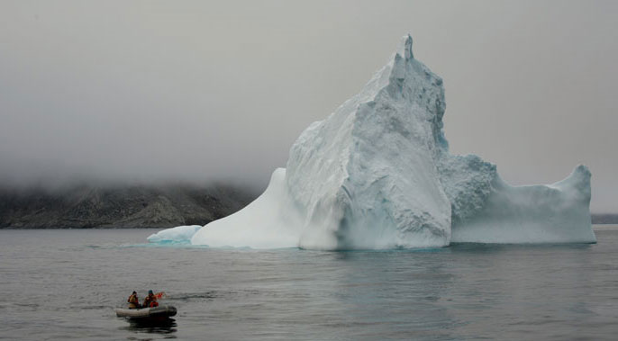 Bering Strait iceberg