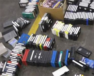 Video tapes, part of the Husky Reels Project
