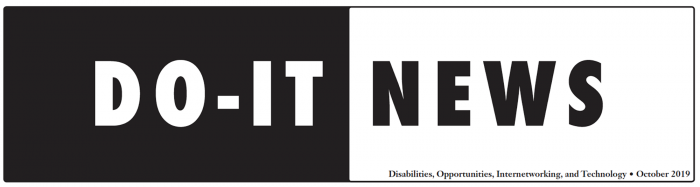 DO-IT News October 2019 Banner