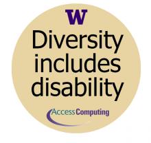 Diversity Includes Disability sticker