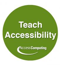 Teach Accessibility sticker