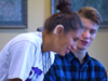 Still image from video: Two students