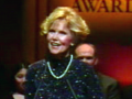 still image from video Golden Apple showing DO-IT Director Sheryl Burgstahler giving an acceptance speech for the Golden Apple Award