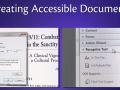 Still from Creating Accessible Documents.