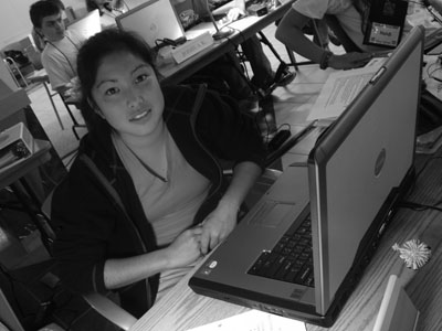Robyn at Summer Study 2007. Picture of DO-IT Scholar Robyn