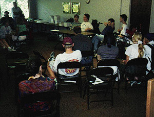 DO-IT Scholars discuss the creation of the DO-IT Gopher Server Picture of DO-IT Scholars discussing the creation of the DO-IT Gopher Server