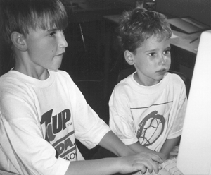 Signs of hereditary Net Addiction Picture of Sheryl's son surfing the net