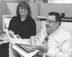 Lyla and Steve in a heated discussion at the DO-IT office Picture of Lyla and Steve in a heated discussion at the DO-IT office