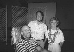 Picture of Drs. Richard Radtke, University of Hawaii professor and DO-IT Prof team member; Robert Stodden, Director of the Rehabilitation and Training Center and Post-secondary Educational Supports Picture of Drs. Richard Radtke, University of Hawaii professor and DO-IT Prof team member; Robert Stodden, Director of the Rehabilitation and Training Center and Post-secondary Educational Supports