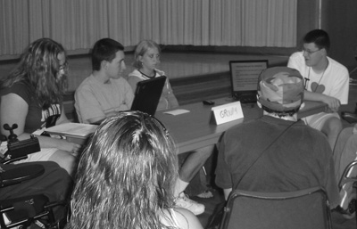 Phase II Scholars participate in a web accessibility workshop. Picture of the Phase II Group.