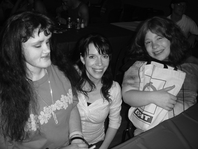 Phase I Scholars Nicole and Alex take a break with DO-IT Staff Tami Tidwell Picture of Nicole, Alex, and Tami.