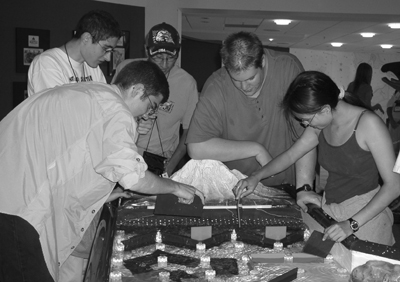 DO-IT participants explore activities at Pacific Science Center Picture of DO-IT Scholars at the Pacific Science Center