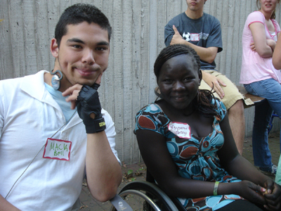 Picture of Mack and Nejowa posing for the camera.