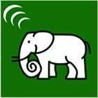 An example of a block with an icon of an elephant.