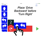 Screenshot of blocks being moved around. Screenshot of blocks being moved around.