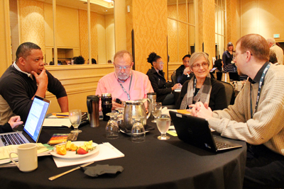 AccessibleIT_CBI_3.jpg A group discusses one of the posed questions during the Accessible IT CBI.
