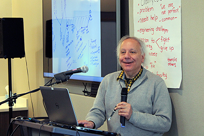 Dan Formosa presents at the AccessEngineering capacity building institute. Dan Formosa presents at the AccessEngineering capacity building institute.