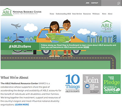 The ABLE National Resource Center website explains how to create an ABLE Account in your state.