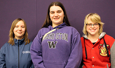 Micayla, 2016 Scholar; Brookelyn, 2015 Scholar; and Brianna, 2008 Scholar, have all participated in the Special Olympics.