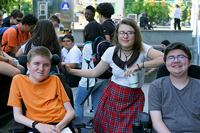 2015 Scholar Jonah (right) learned about what was important in a college from his time at Summer Study.