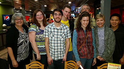 Most of the attendees of the 2015 Vancouver Pizza Party. Most of the attendees of the 2015 Vancouver Pizza Party.