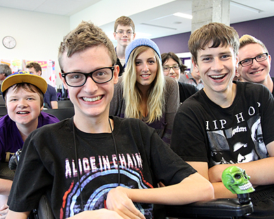 Group of students enjoying Summer Study Image of a group of students enjoying Summer Study