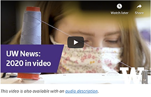 A screenshot of a UW video. A screenshot of a UW video.