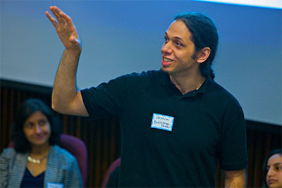 Landmark1.jpg Man presenting to audience