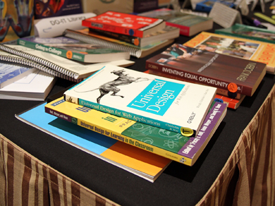 Image of Universal Design books from the DO-IT Library